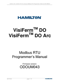 Thumbnail of document Manual - VisiWater Optical Dissolved Oxygen sensors